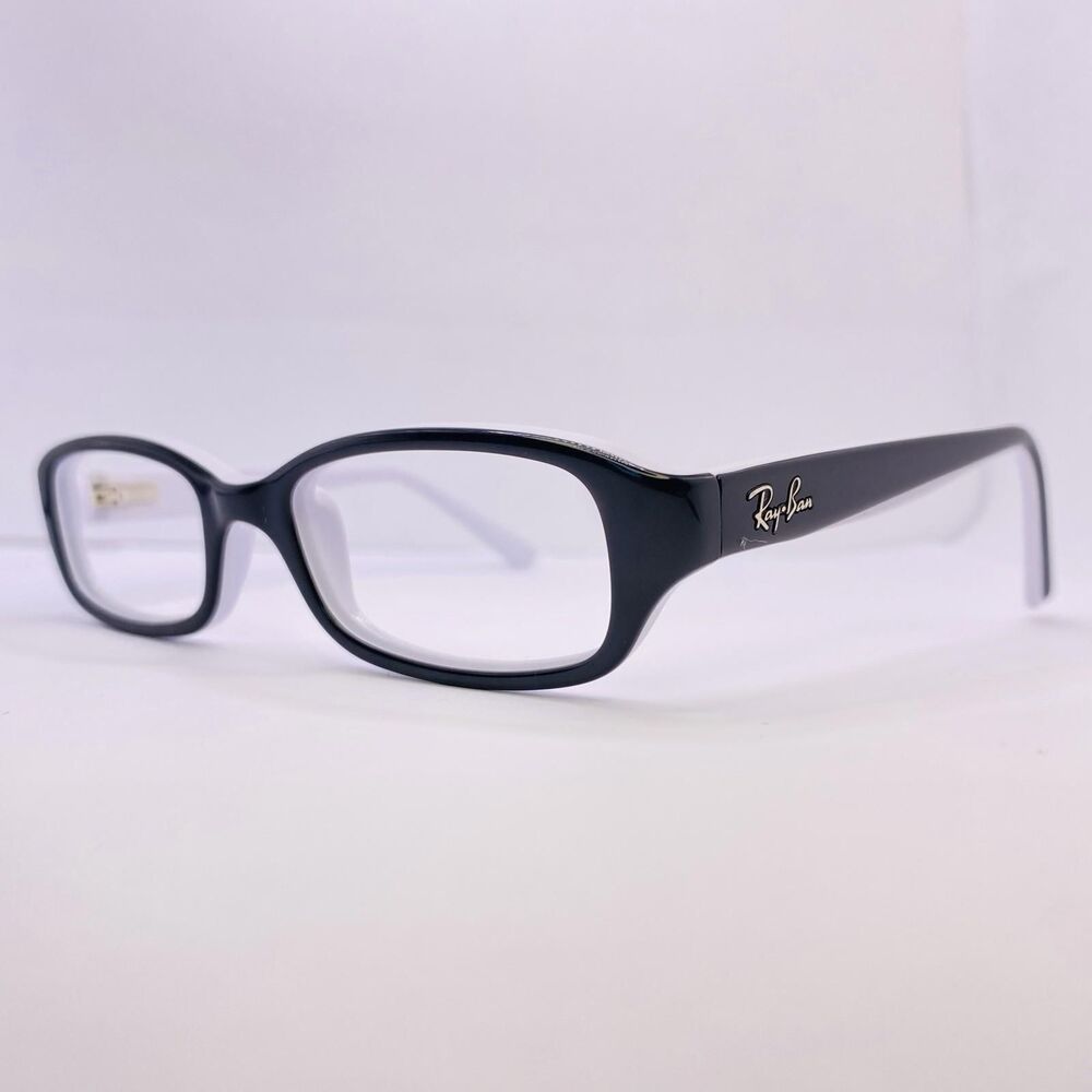 Ray-Ban Eyeglasses RB 1529 3579 45 [] 16 125 MM Black White Authentic Small